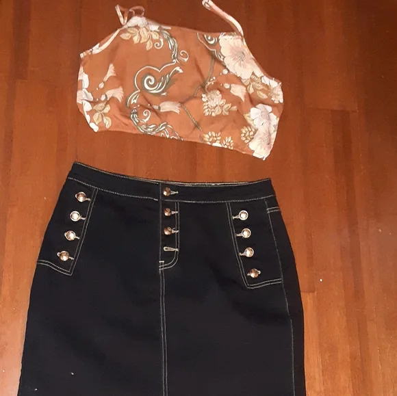 HYDRAULIC JEANS  PETITE SKIRT - Picture 7 of 11